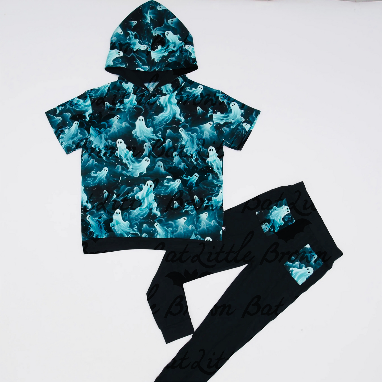 Boo Lagoon Short Sleeve Pant Set *PRE-SALE*